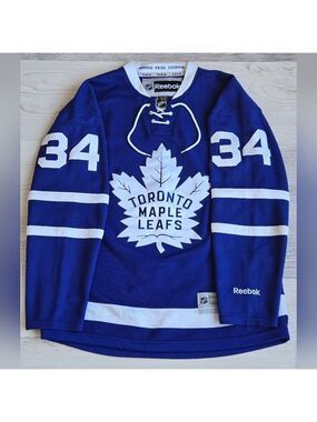 Toronto Maple Leafs #34 Auston Matthews Reebok NHL Jersey Blue Reebok